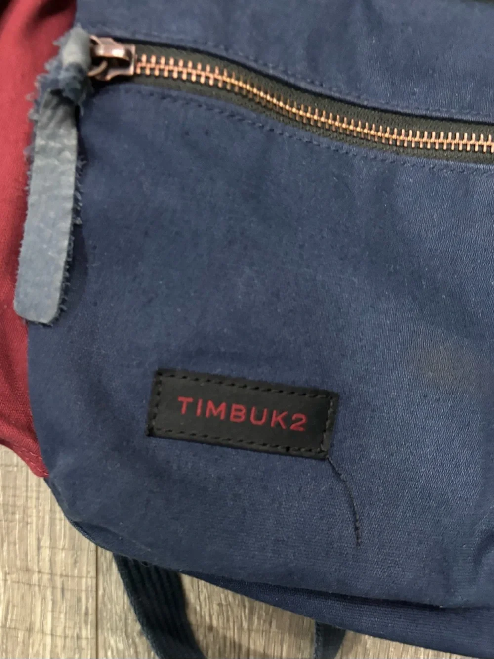 Timbuk2 Roll Top Backpack Unisex Laptop Travel Black Navy Burgundy
